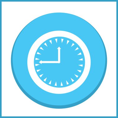 Saat, saat vektör simgesi