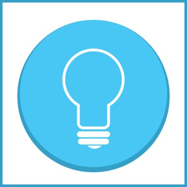 Lamba simge düz vektör