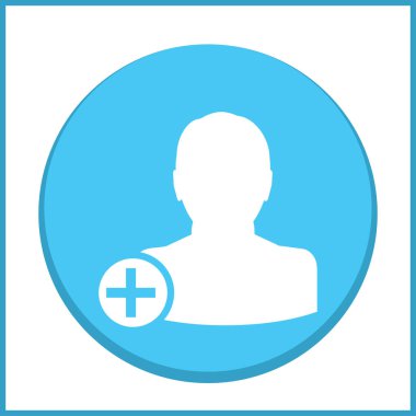 arkadaş vektör simgesi ekle