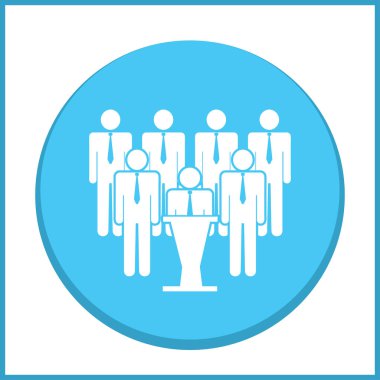 Grup insanlar vektör simgesi