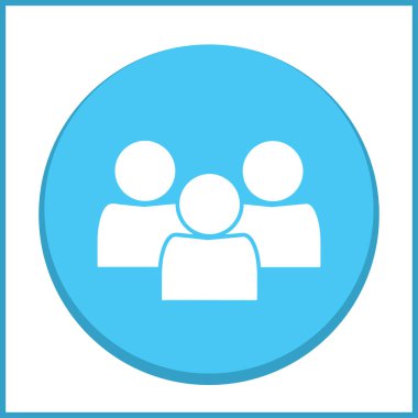Grup insanlar vektör simgesi