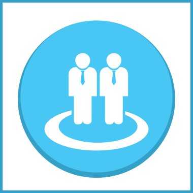 Grup insanlar vektör simgesi