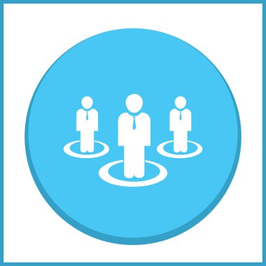 Grup insanlar vektör simgesi