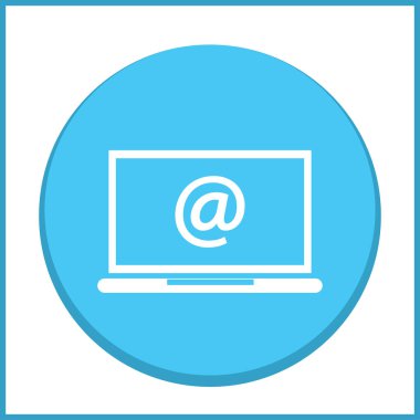 dizüstü bilgisayar kutsal kişilerin resmi içinde e-posta