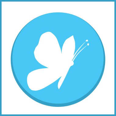 Kelebek vektör web simgesi