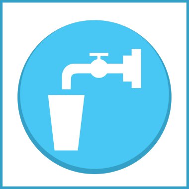 Vinç simge vektör. Daire basit siyah piktogram. Resimde sembolü