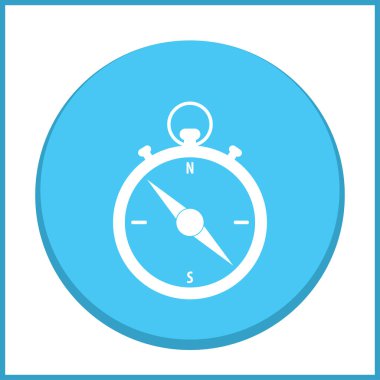 Pusula simgesini vektör tasarımı