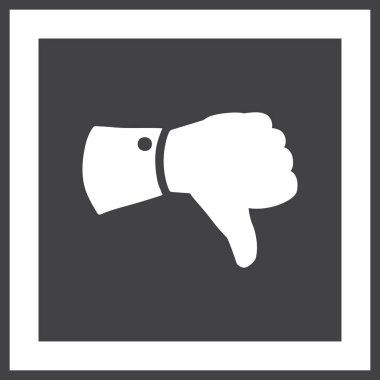 Simge, düz simge vektör çizim vektör başparmak.