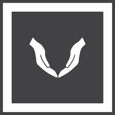 eller simge vektör, düz tasarım en iyi vektör simgesi