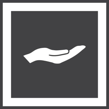 eller simge vektör, düz tasarım en iyi vektör simgesi