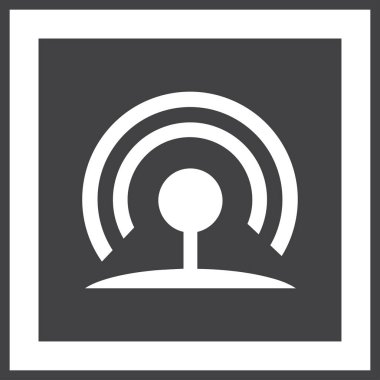 WiFi simge vektör, kablosuz Internet işareti, düz stil grafik ve web tasarımı için