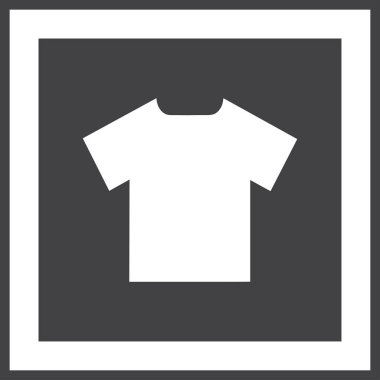 T-shirt web simge vektör.