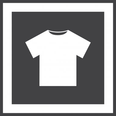 T-shirt web simge vektör.