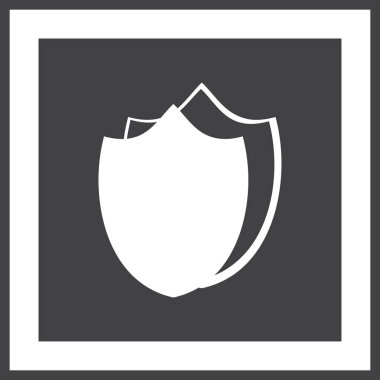 Kalkan vektör web simgesi