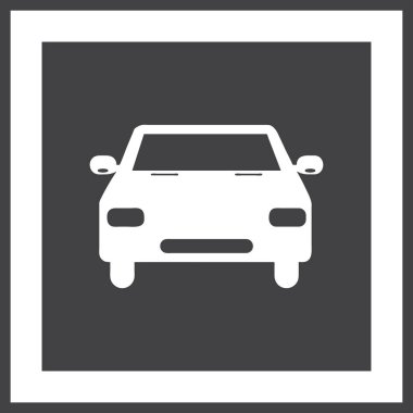 Araba simge vektör. Vektör çizim.