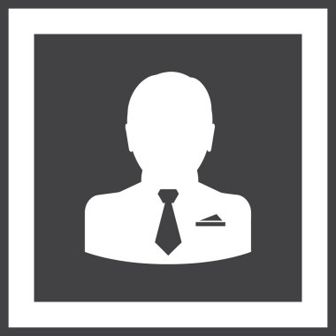 Adam profil simge vektör