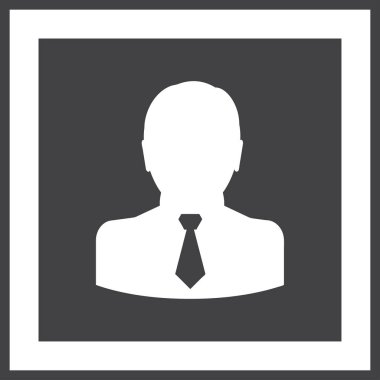 Adam profil simge vektör