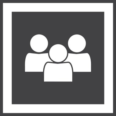 Grup insanlar vektör simgesi