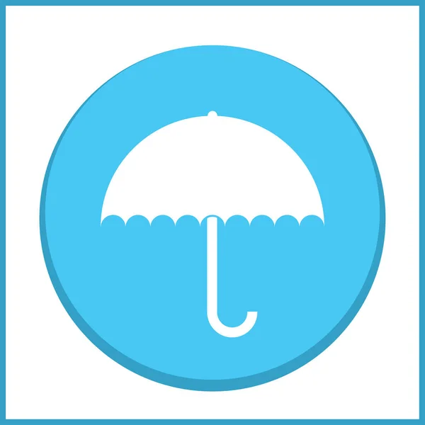 Umbrella vector web icon — Stock Vector