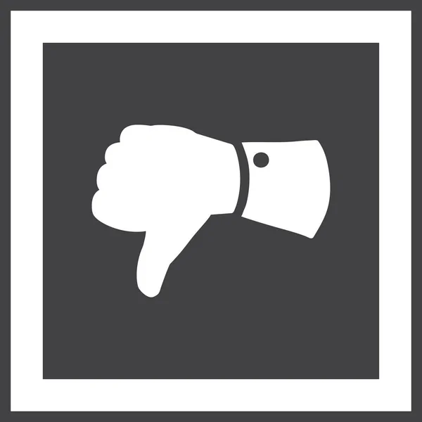 Vector thumb up icon, Illustration vectorielle d'icône plate . — Image vectorielle