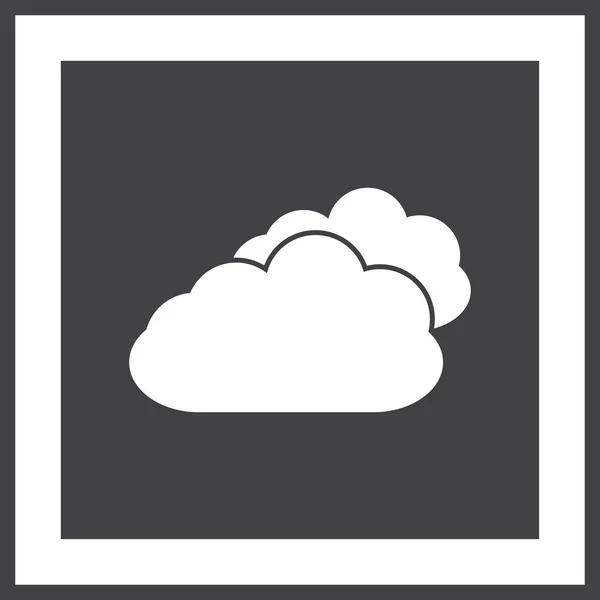 Cloud Icon web Vector. — Stock Vector