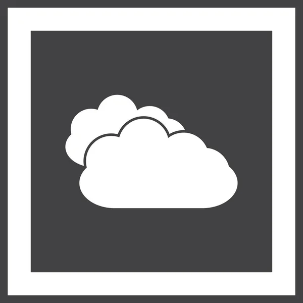 Cloud Icon web Vector. — Stock Vector