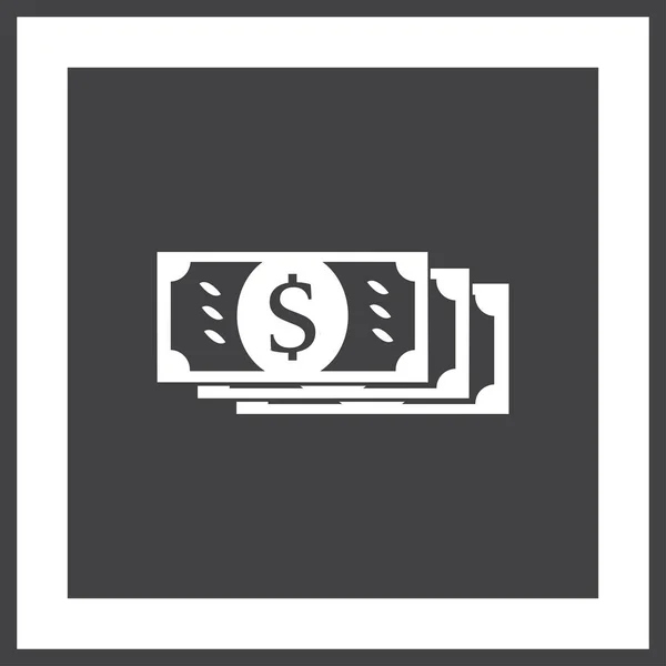 Vektorové peníze ploché ikony — Stockový vektor