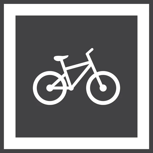 Bicicleta ícone estoque vetor ilustração plana design —  Vetores de Stock