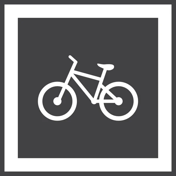 Векторная иллюстрация иконок велосипеда плоская конструкция — стоковый вектор