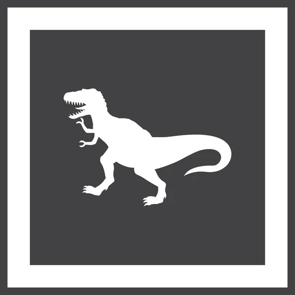 Tyrannosaurus pixelado. Juegos de Dino retro. Monstruo prehistórico de Pangolín Reptil — Vector de stock