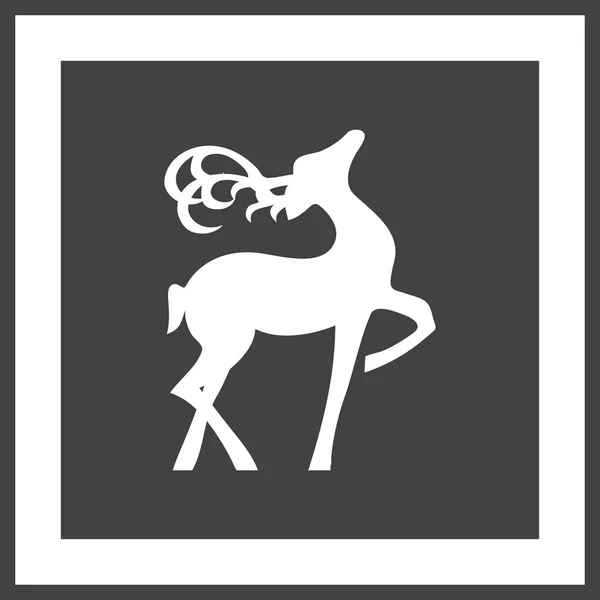 鹿矢量 web 图标 — 图库矢量图片