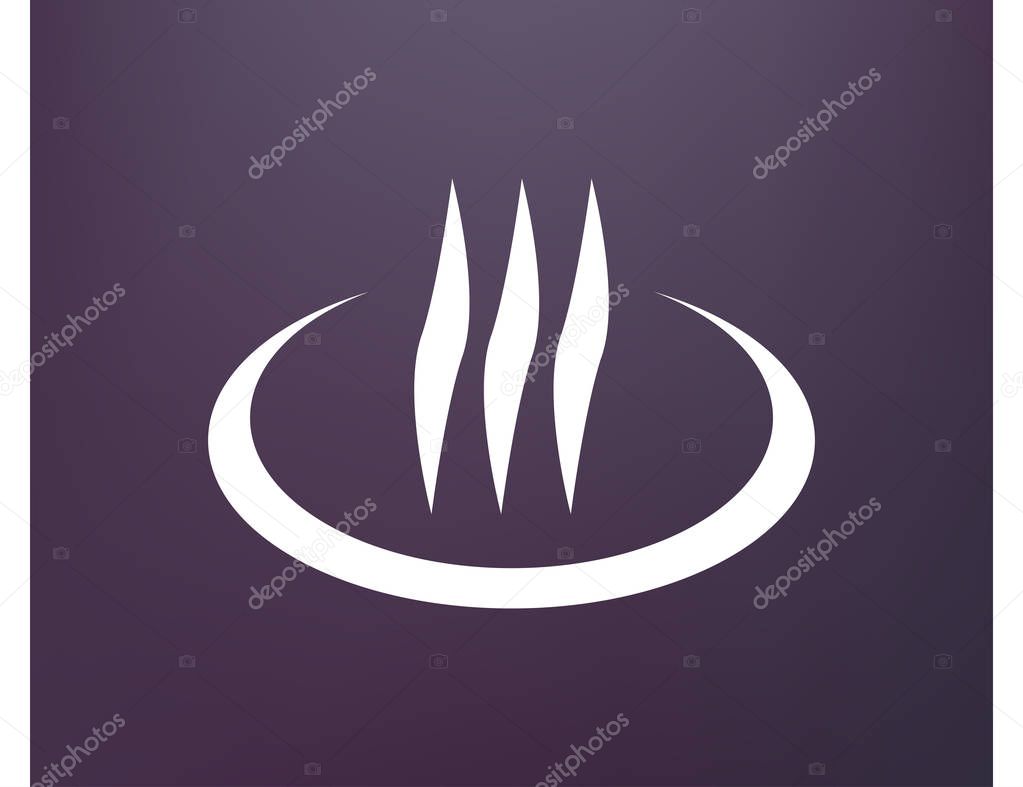 Smoke steam vector icon illustration