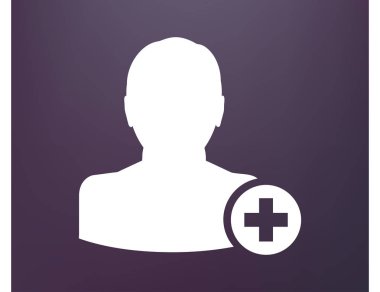 arkadaş vektör simgesi ekle