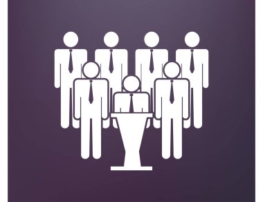 Grup insanlar vektör simgesi