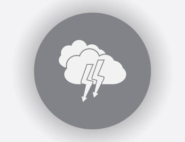 Beyin fırtınası yaratıcı bir fikir düz tasarım simgesi.