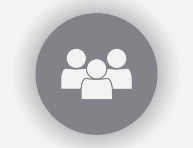 Grup insanlar vektör simgesi