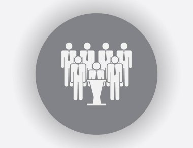 Grup insanlar vektör simgesi
