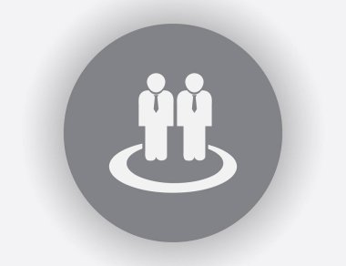 Grup insanlar vektör simgesi