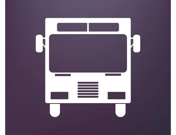 Vetor de ícone de ônibus, ilustração do logotipo sólido, pictograma — Vetor de Stock