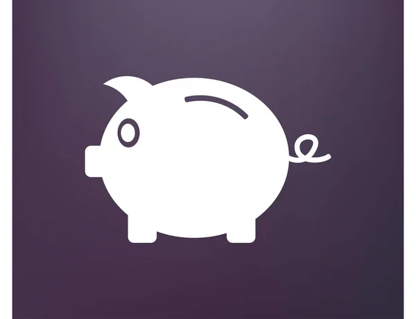 Icono de alcancía. Pictografía de moneybox — Vector de stock