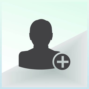 arkadaş vektör simgesi ekle