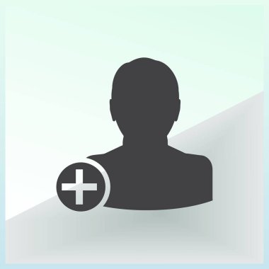 arkadaş vektör simgesi ekle