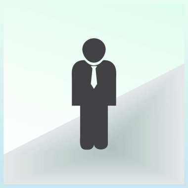 İşadamı vektör web simgesi