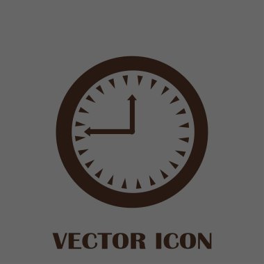 Saat, saat vektör simgesi
