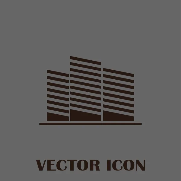 Symbole immobilier. icône vectorielle — Image vectorielle