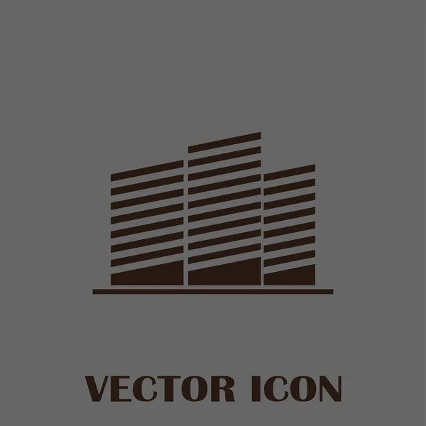 Real estate symbol. vector icon — Stock Vector