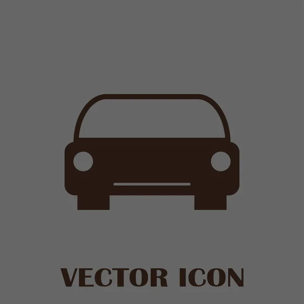 Vector icono de coche. Ilustración vectorial . — Vector de stock