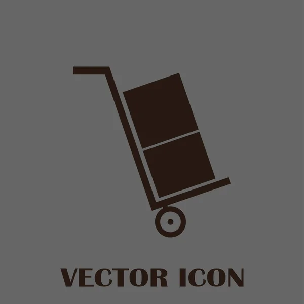 Vector de equipaje web Icono . — Vector de stock