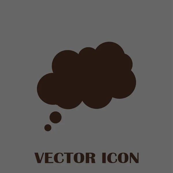Stripverhaal bubbels icoon, vector illustratie. Vlakke ontwerpstijl — Stockvector