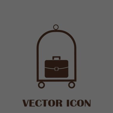 Bagaj vektör web simgesi.